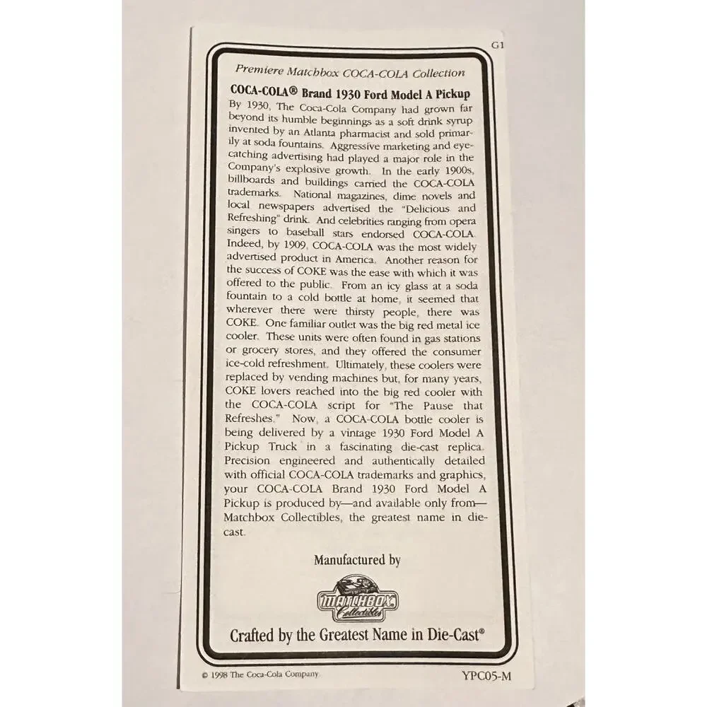 Coca-Cola matchbox collectibles